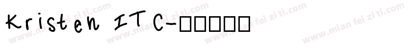 Kristen ITC字体转换